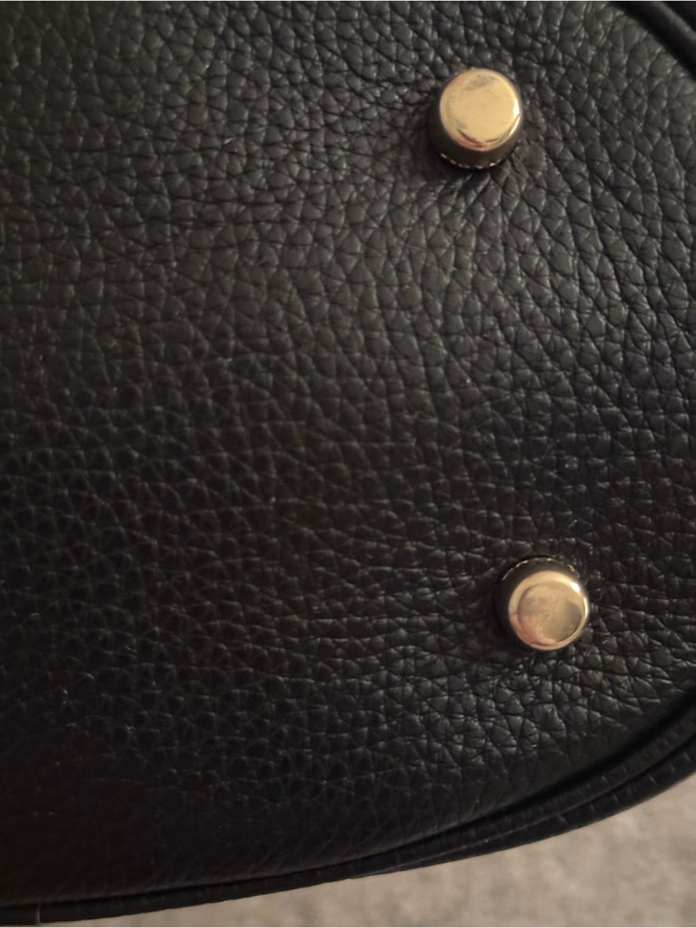 Coach Black Pebbled Leather Drawstring Bucket Bag (crossbody and top handle) - Picture 7 of 10